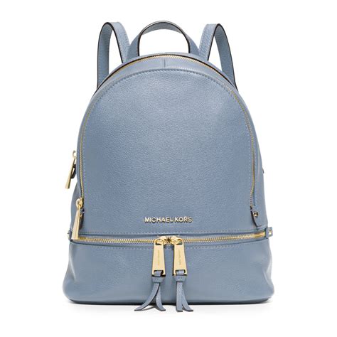 michael kors blue purse clouth|blue Michael Kors backpack purse.